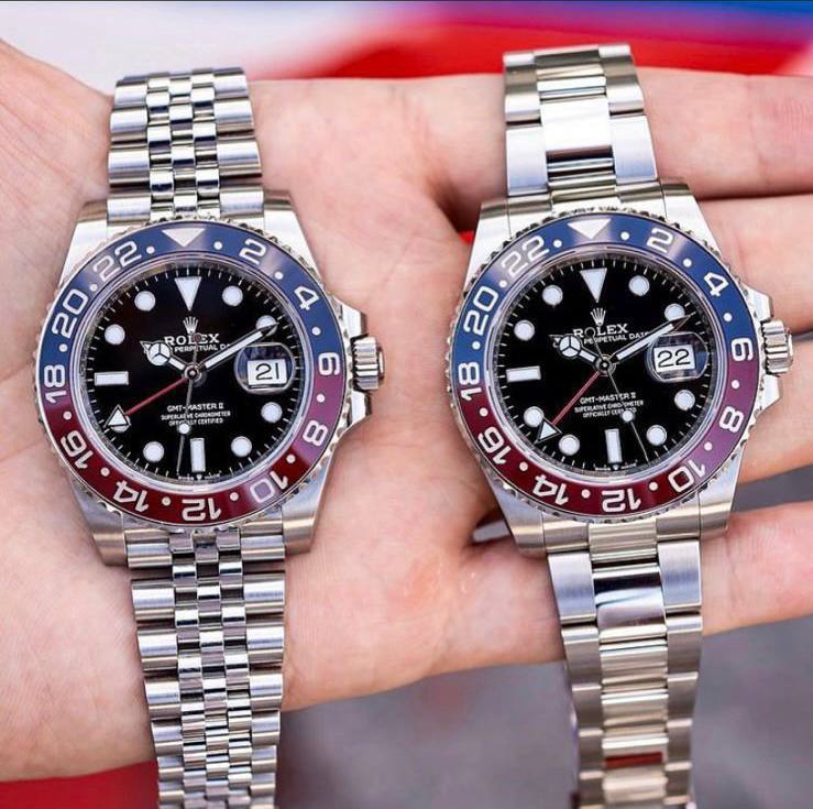 GMT-MASTER II Pepsi Montre bleu-rouge