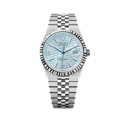 Rolex Land-Dweller bleu glacier 40mm unisexe