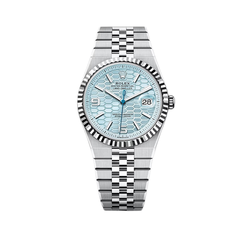 Rolex Land-Dweller bleu glacier 40mm unisexe