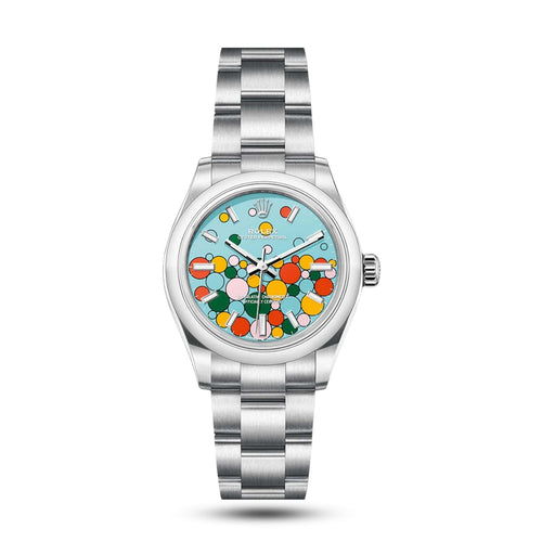 Rolex Datejust 41mm Tiffany Blue Celebration Dial Smooth Bezel