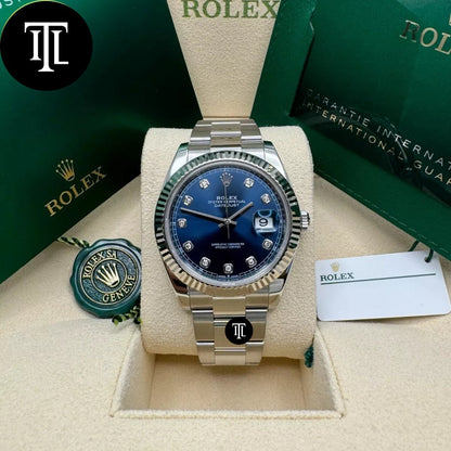 Rolex Datejust - Cadran bleu