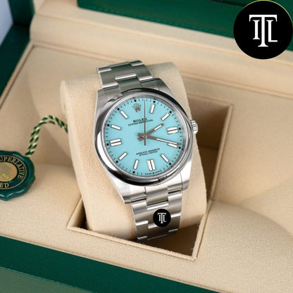 Rolex Oyster Perpetual Turquoise