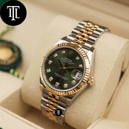 Rolex Datejust 36mm B-Jubilée cadran vert