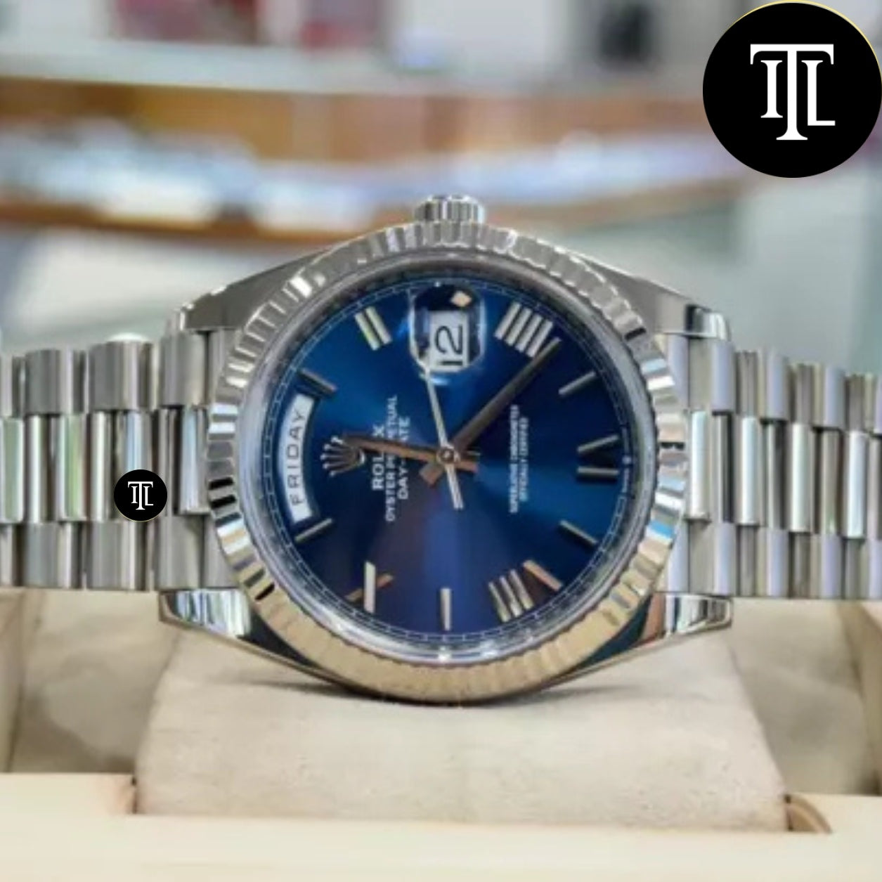 Rolex Day-Date Bleu