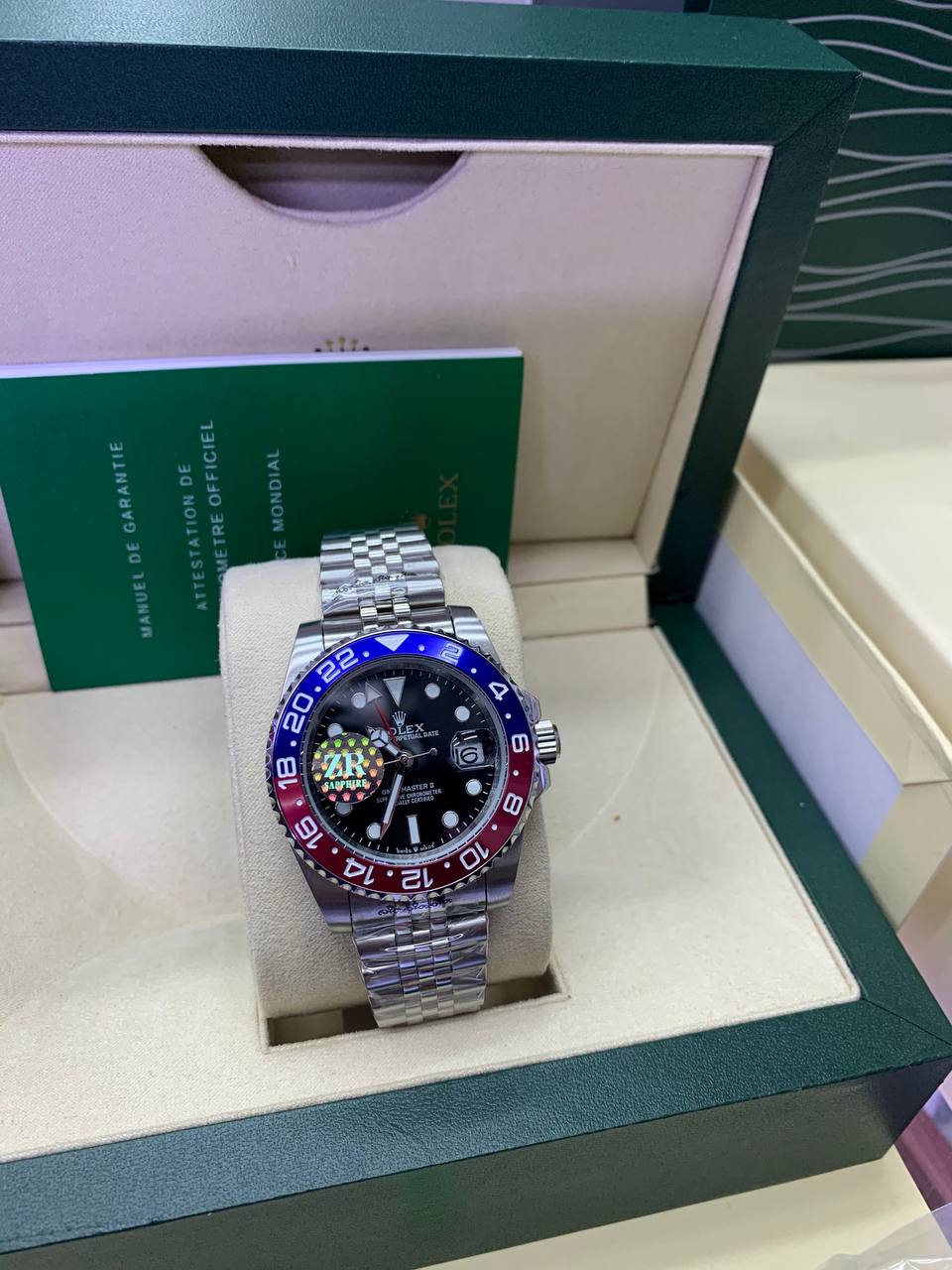 GMT-MASTER II Pepsi Montre bleu-rouge