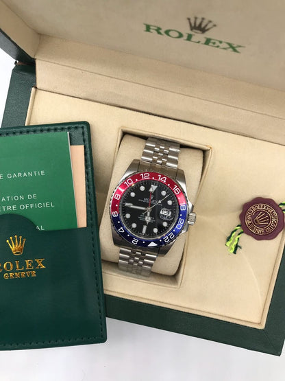 GMT-MASTER II Pepsi Montre bleu-rouge