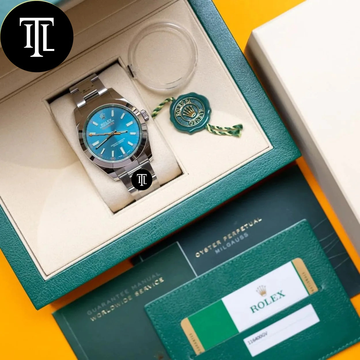 Milgauss Fond Bleu 116400GV