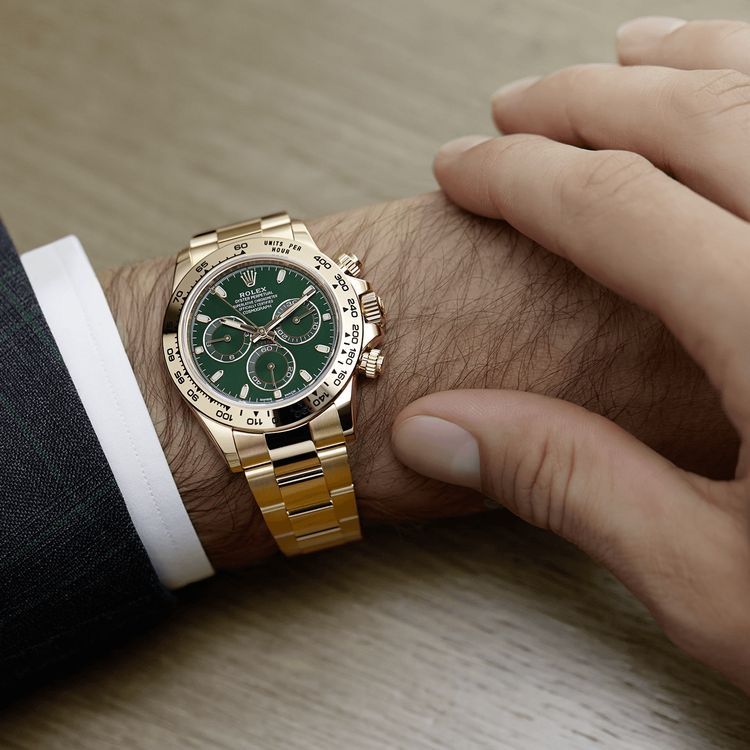 Daytona Cosmographe Gold Cadran Vert 116508-0013
