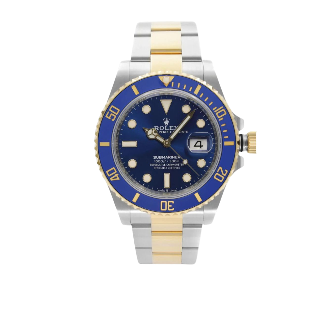 Rolex Submariner Bleu & Or